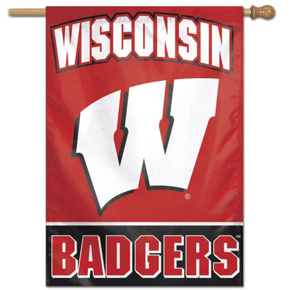 Wisconsin Badgers Logo House Banner | Fly Me Flag